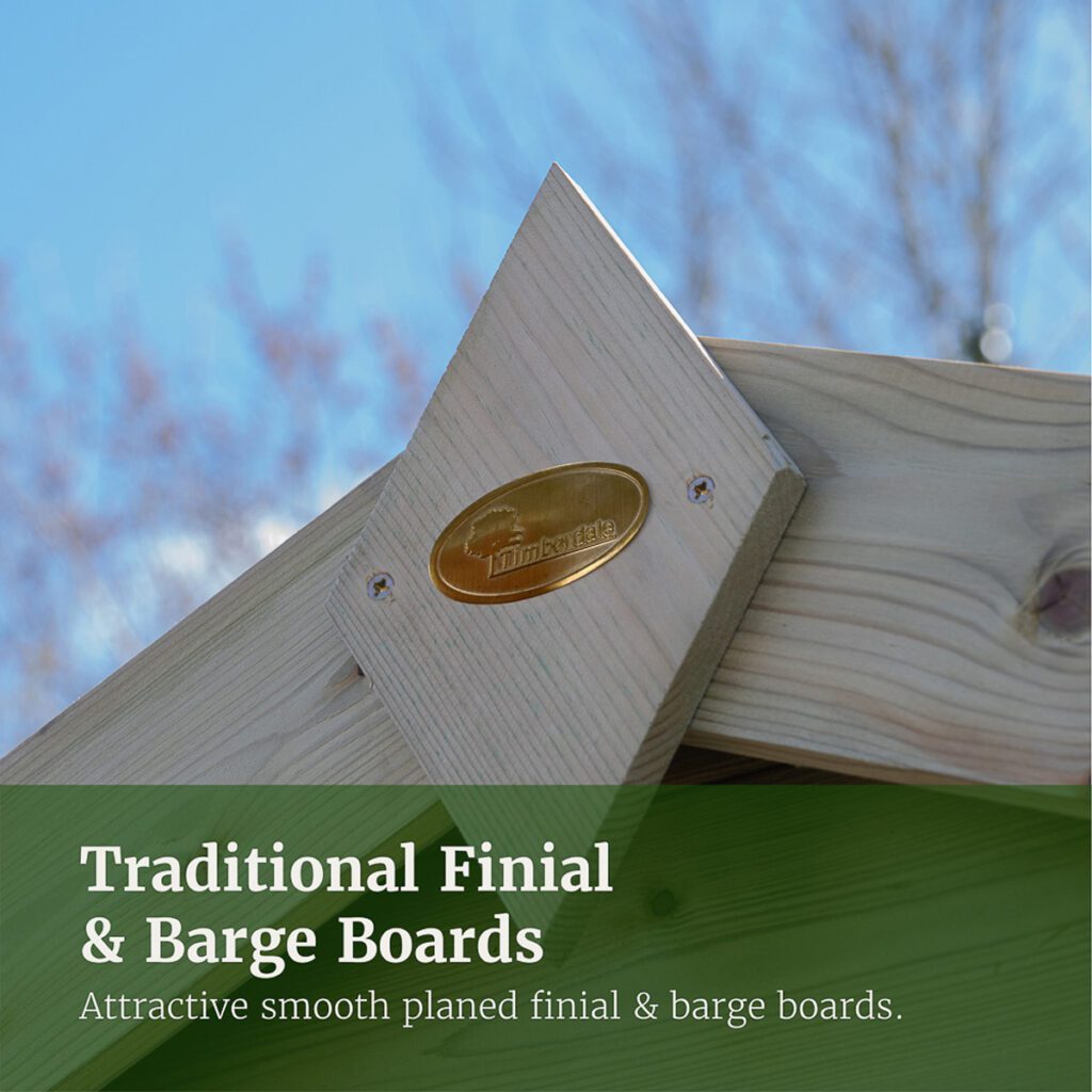 Timberdale 10×8 Apex Shed – Four Windows 5013053194836 2